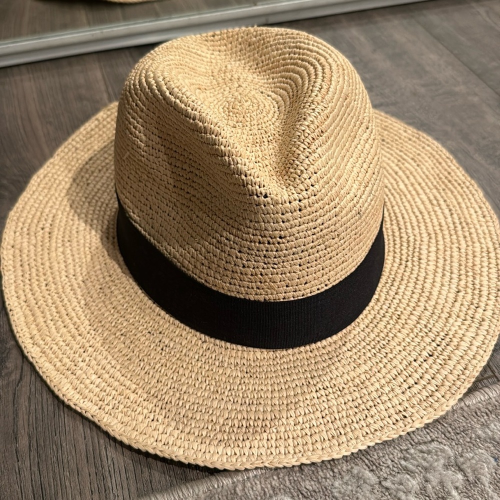 Cuyana straw fedora